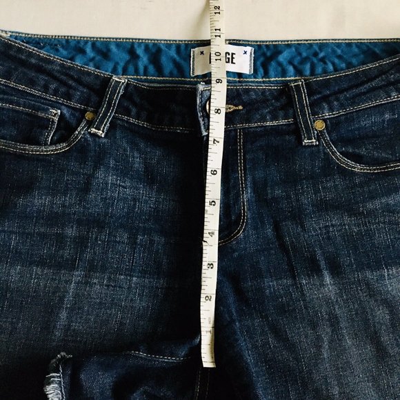 PAIGE Jimmy Jimmy Short Candace Blue Jean Shorts Women's SIze 29‎ - Picture 7 of 8